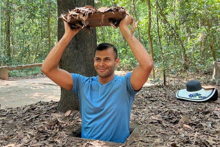 Tour dos túneis de Cu Chi na manhã de DGT