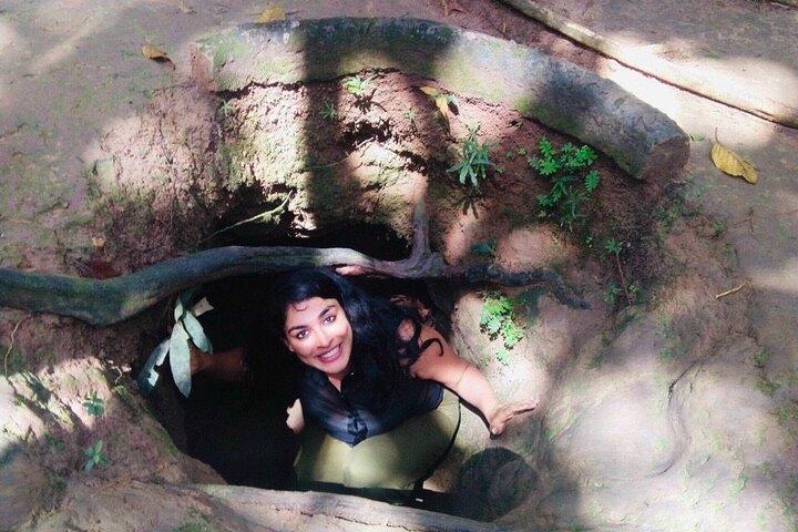 Tour dos túneis de Cu Chi na manhã de DGT