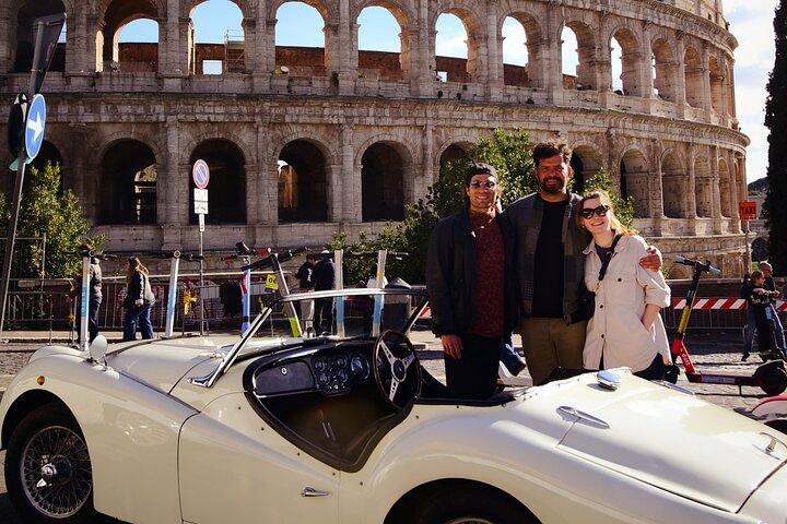 Tour panorámico de Roma en Cabriolet clásico