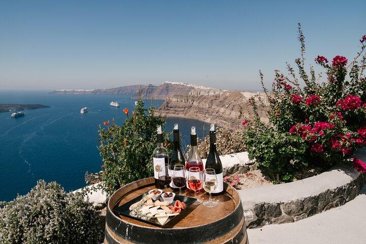 Degustação de vinhos de 3 horas em Santorini