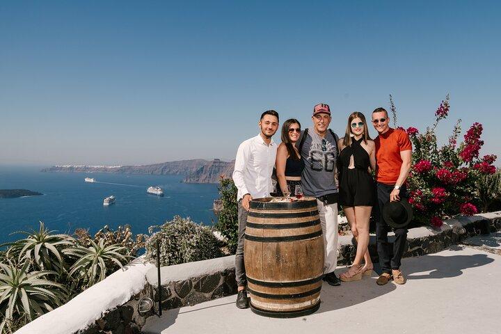 Degustação de vinhos de 3 horas em Santorini