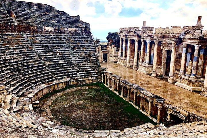 Antalya: Tour Pamukkale e Hierápolis com almoço e entrada