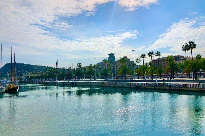 Guidad privat båttur i Barcelona Spanien