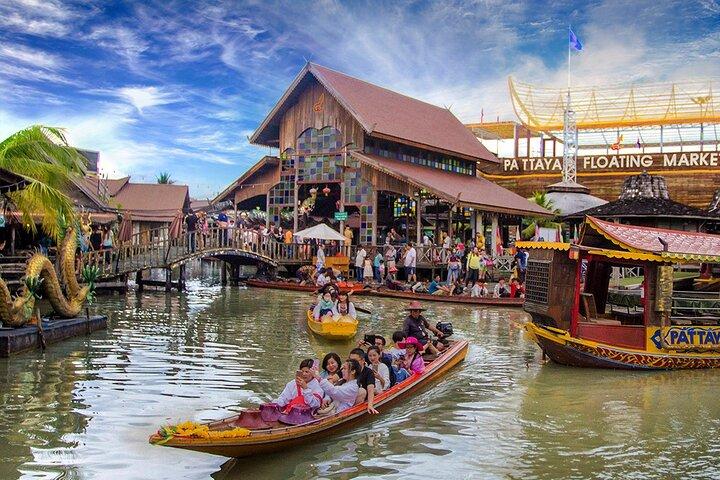 Tour di scoperta di Pattaya con mercato galleggiante, punti di vista e pranzo