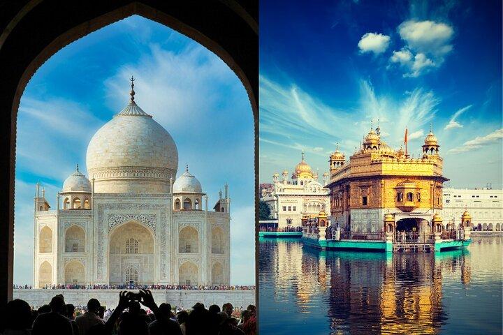 6-tägige Tour durch das Goldene Dreieck mit Amritsar ab Delhi