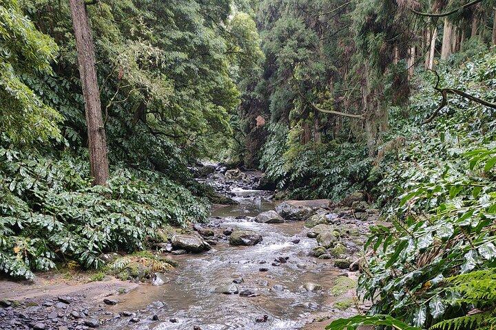 Die Wasserfallroute in São Miguel (Wandern)