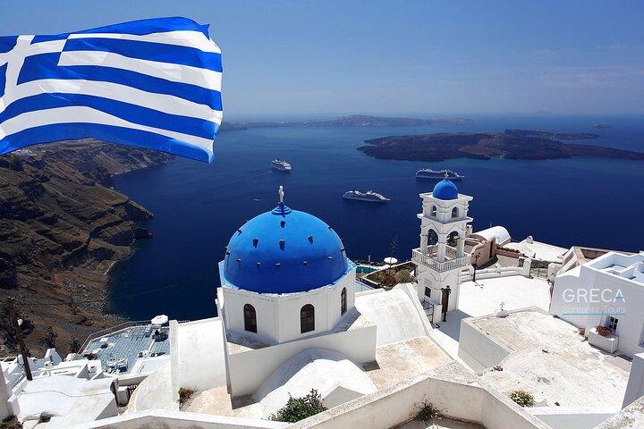 Tour privado de medio día Santorini