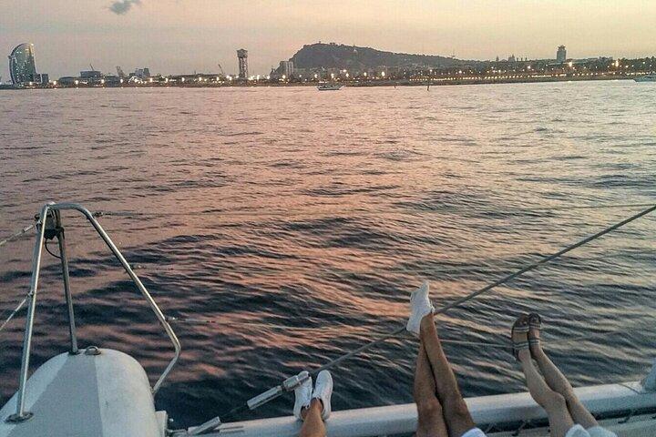 Guidad privat båttur i Barcelona Spanien