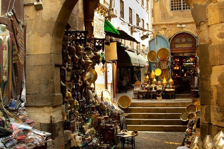 Tour privado de El Cairo al museo, El Cairo copto, Khan el Khalili