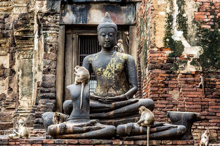 Lopburi Monkey Temple & Ayutthaya Old City Tour vanuit Bangkok