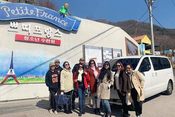南怡島と近隣の観光スポット : ドライバー付きチャーターバン ツアー