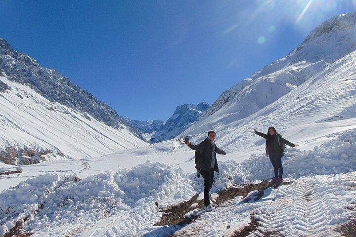 Private Santiago, besøg hot springs og picnic i Cajon del Maipo