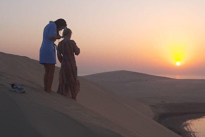Privéwoestijnsafari van een halve dag in Doha