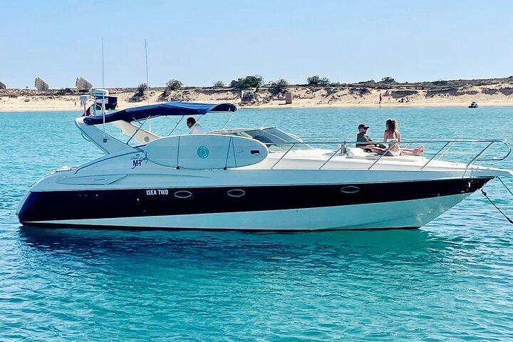 Excursão privada de iate a motor - Ria Formosa