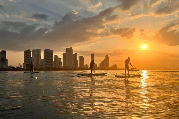 Miami Beach : Beleuchtete Sunset Paddleboard Tour