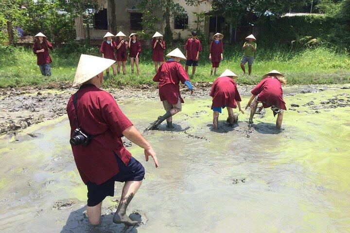 Hoi An Wet Rice Farming Tour Private Round Boat Fishing & Lunch