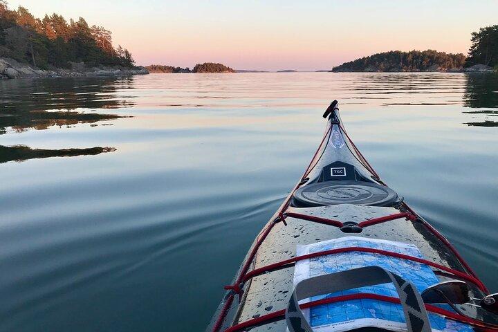 Kayaking no Arquipélago de Estocolmo - micro grupo