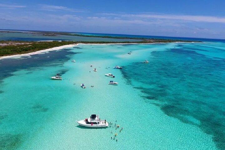 Himmelstour mit dem Boot Cozumel 4 Stunden