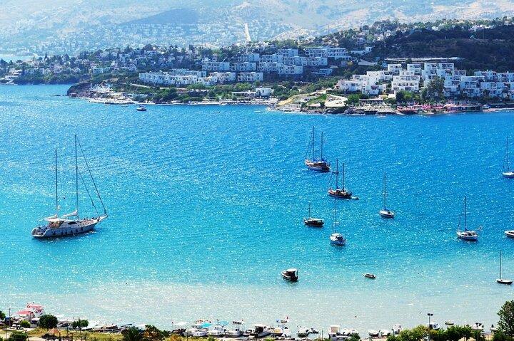Bootsfahrt auf der Insel Bodrum Orak (Türkische Malediven).
