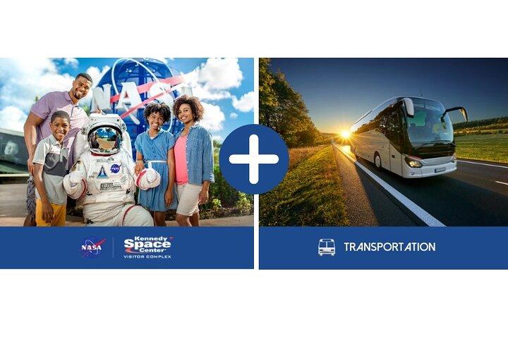 Kennedy Space Center com transporte de Orlando e Kissimmee