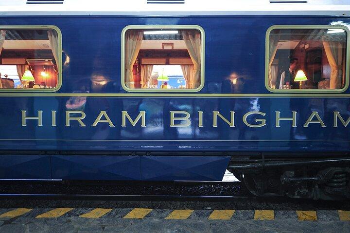 Tour di un'intera giornata Vista su Machu Picchu con il treno di lusso Hiram Bingham