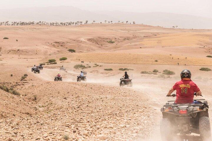 Agafay Desert Sunset Adventure Quad Camel & Dinner from Marrakech