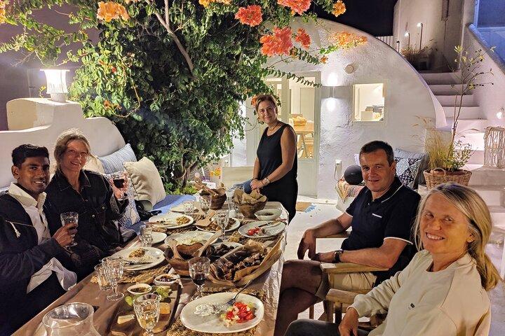 Micro restaurante tradicional de meio dia em Santorini