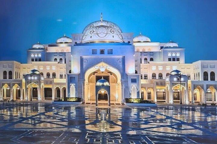 Visites de la ville d'Abou Dabi à la Grande Mosquée et Emirates Palace