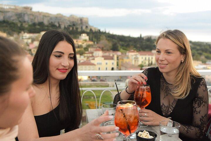 Bar sul tetto nel centro di Atene