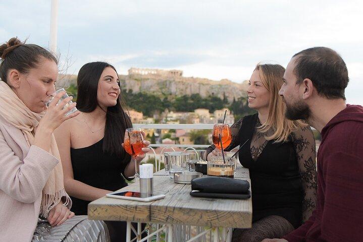 Bar sul tetto nel centro di Atene