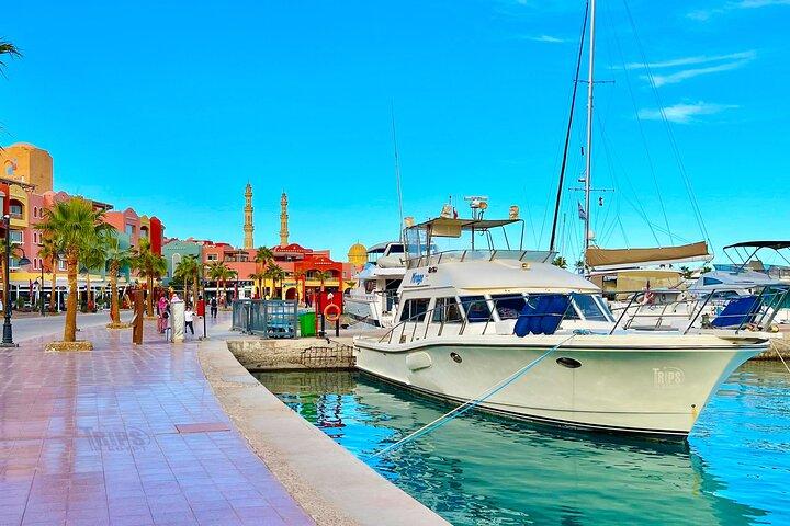 Privat bytur, moske, fiskemarked, marina og shopping-Hurghada