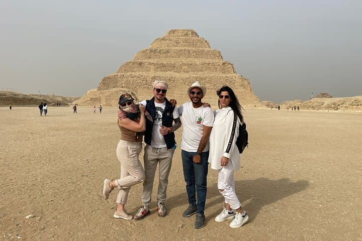 Full-Day Tour at Pyramids of Giza, Saqqara, and Memphis