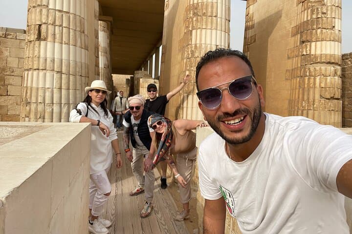 Full-Day Tour at Pyramids of Giza, Saqqara, and Memphis