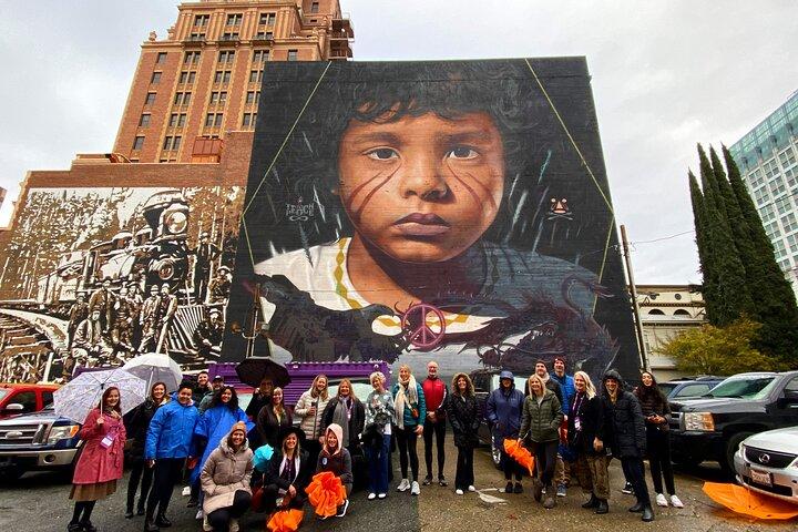 Stadswandeling door Sacramento met muurschilderingen en kunst