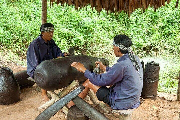Excursão de luxo de dia inteiro: Túneis de Cu Chi e Delta do Mekong