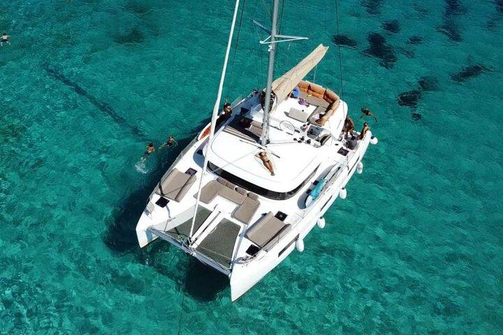 Croisière d'une journée en catamaran à Antiparos et Blue Lagoon