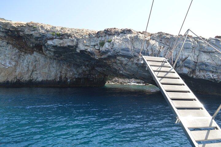 Croisière d'une journée en catamaran à Antiparos et Blue Lagoon