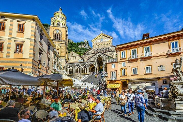 Vanuit Castellabate : Amalfi Coast tour (Ravello + Amalfi + Positano)