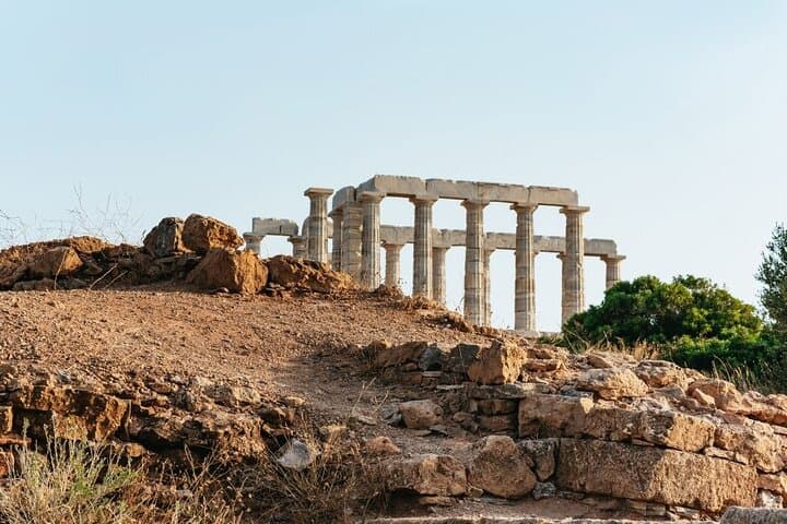 Athens: Cape Sounion and Poseidon Temple Sunset with Audio Guide