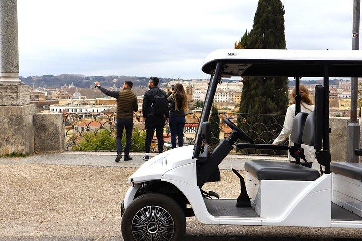 Rome Unforgettable Highlights por passeio de carrinho de golfe