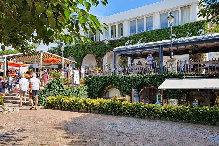 Shared CAPRI Tour - 360° experience by Bus, Boat & Guide
