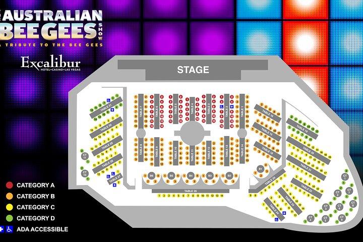 Den Australske Bee Gees Show på Excalibur Hotel og Casino