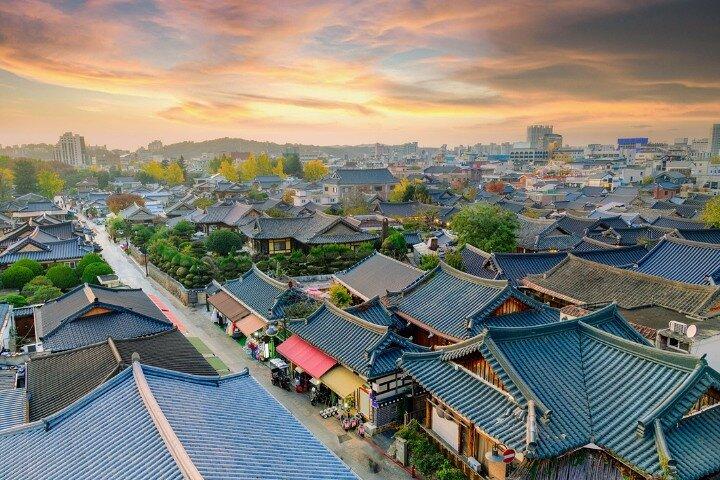 Excursion d'une journée à Jeonju avec Hanbok Experience au départ de Séoul