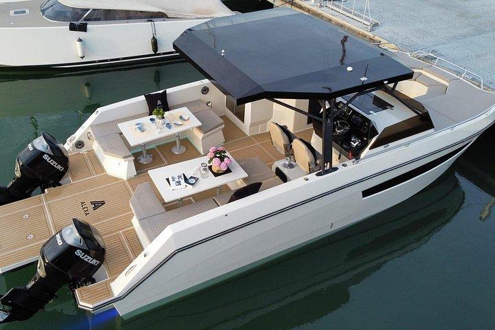 Luxury catamaran sailing experience in Barcelona