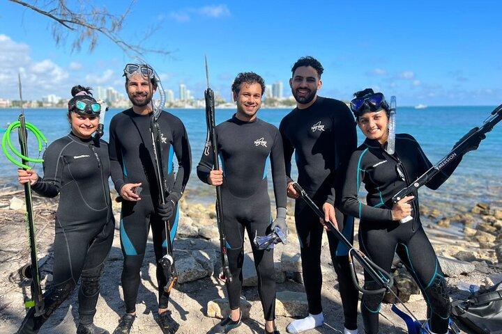 Miami Bootstour und Speerfischunterricht