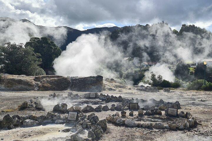 Visite privée 4X4 hybride en couple - Furnas (sources thermales inc. Et déjeuner à 3 plats)