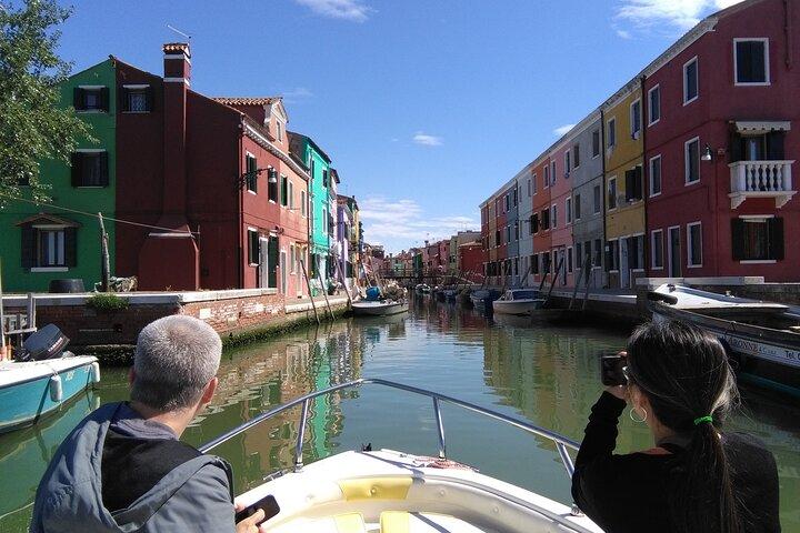 Excursão de barco privado a Murano, Burano e Torcello
