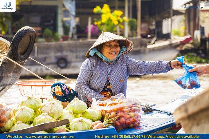 Tour di 2 giorni del mercato galleggiante "Cai Rang" del delta del Mekong