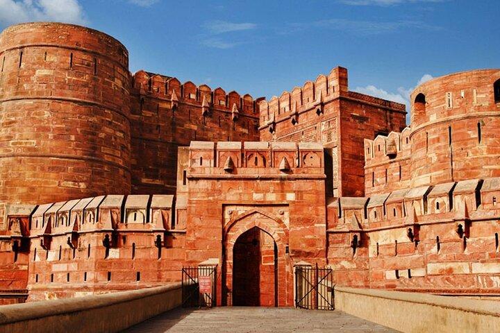 Viagem privada ao Taj Mahal de Delhi com bilhetes Skip The Line