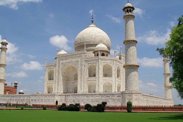 Viagem privada ao Taj Mahal de Delhi com bilhetes Skip The Line